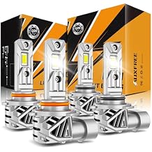 Auxbeam 9005 and 9006 Fog Light, 40000LM White Light for Offroad Light or Fog Light, Plug and Play