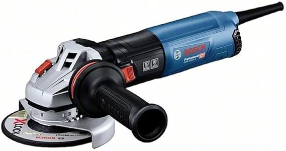 Bosch Professional GWS 14-125 S Palm Grinding Machine-Rpm Adjustable (1,400 W, Disc Diameter: 125 mm, 2,800-11,500 dev/min)