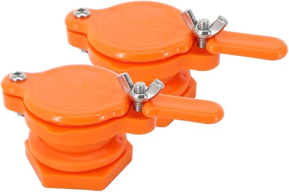 Honey Lake 2 Pack Honey Gate Valve for 5 Gallon Bucket Durable Nylon Honey Gate Tap for Honey Extractor, Beekeeping Supplies for Honey Extraction & Harvesting Equipment