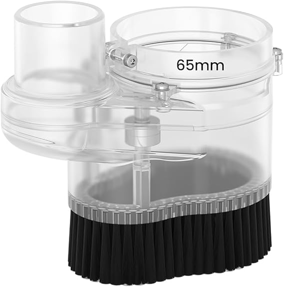 65mm CNC Dust Shoe, Compatible with Most 65mm Spindle Motor Router, Hose Adapter 38mm (1.5)