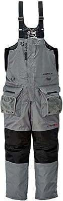 Striker mens Hardwater Durable Windproof Water-resistant Outdoor Ice Fishing Bib With Sure Flote Flotation Technology