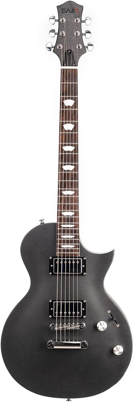 EART EGLP-610 Electric Guitar 24.75" Scale, Roasted Mahogany Body & Neck, Eart Artones-HHC2 Pickups, Stainless Steel Frets