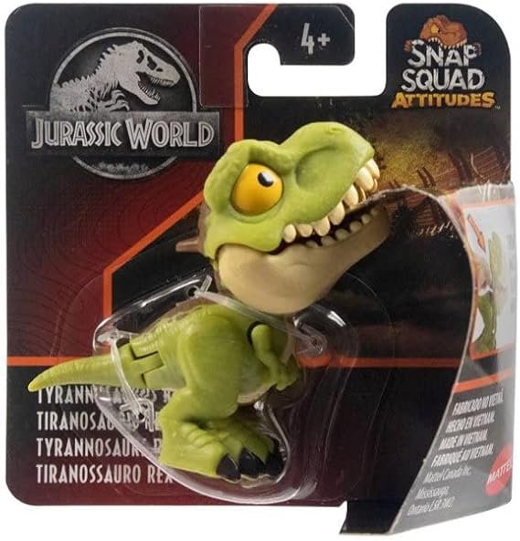 Jurassic World Snap Squad Attitudes Tyrannosaurus Rex Dinosaur Figure