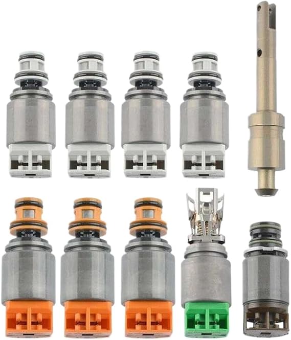 ソレノイドキット 8hp45 8hp45x 8hp70 8hp75x 8hp90 8 速オートマチックトランスミッションと互換性あり - 部品番号 1087298388 0501218796 0501218797 0501325143 0501219672 と交換