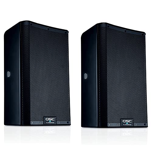 QSC K8.2 Two-Way 8 2000W Powered Portable PA Speaker with DSP Processor Pair