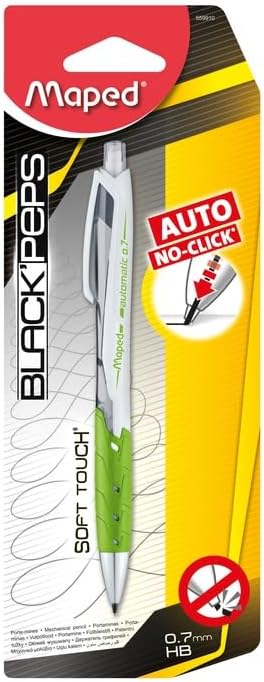 Maped Mechanical Pencil 0.7mm, Black Peps, 559910, Assorted Colors