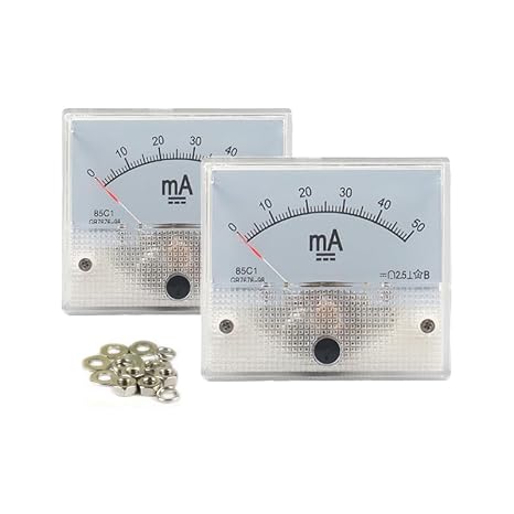 DC Ammeter Analog Ammeter 2.5 Accuracy for Auto Circuit Measurement Tester