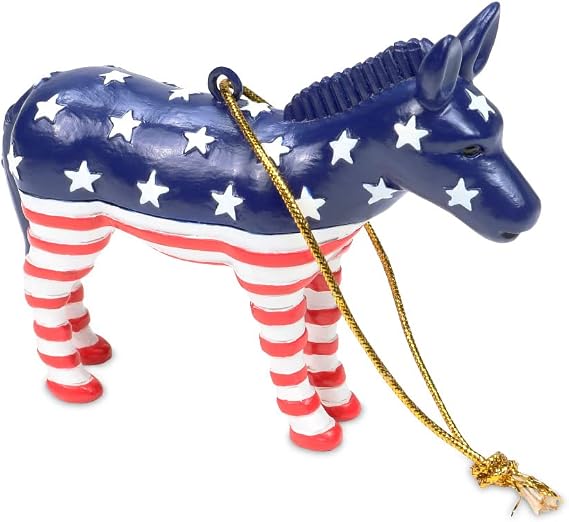Reagan Library Donkey Ornament - Great Gift for Political Enthusiasts - Exclusive to the Reagan Library