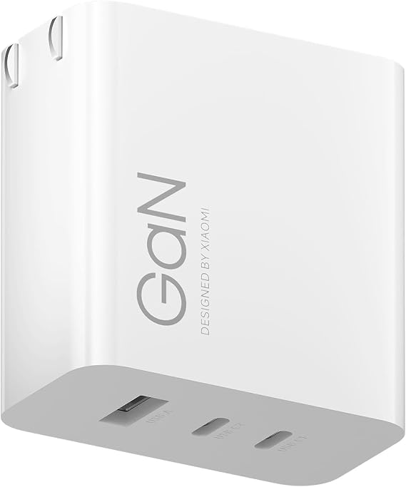Xiaomi 90W HyperCharge Power Adapter 90W Fast Charger 3-Port USB Charger Simultaneous Charging for 3 Devices USB PD Compatible with MacBook, Windows PC, iPhone, iPad, Galaxy, Android, Smartphones