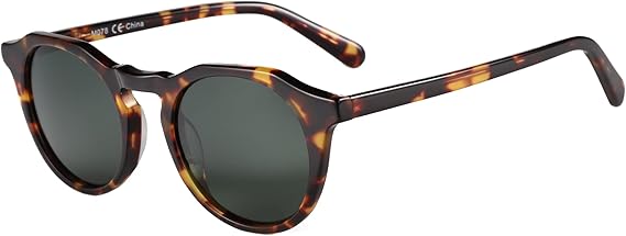 ZENOTTIC Vintage Round Polarized Sunglasses for Men Women UV400 Protection