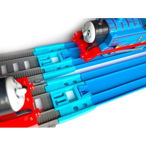 adapters Compatible with 2014 Gray Thomas and Friends Trackmaster and Plarail Track, Perfect for Seamless Track Expansion and Fun 2pc Light Blue