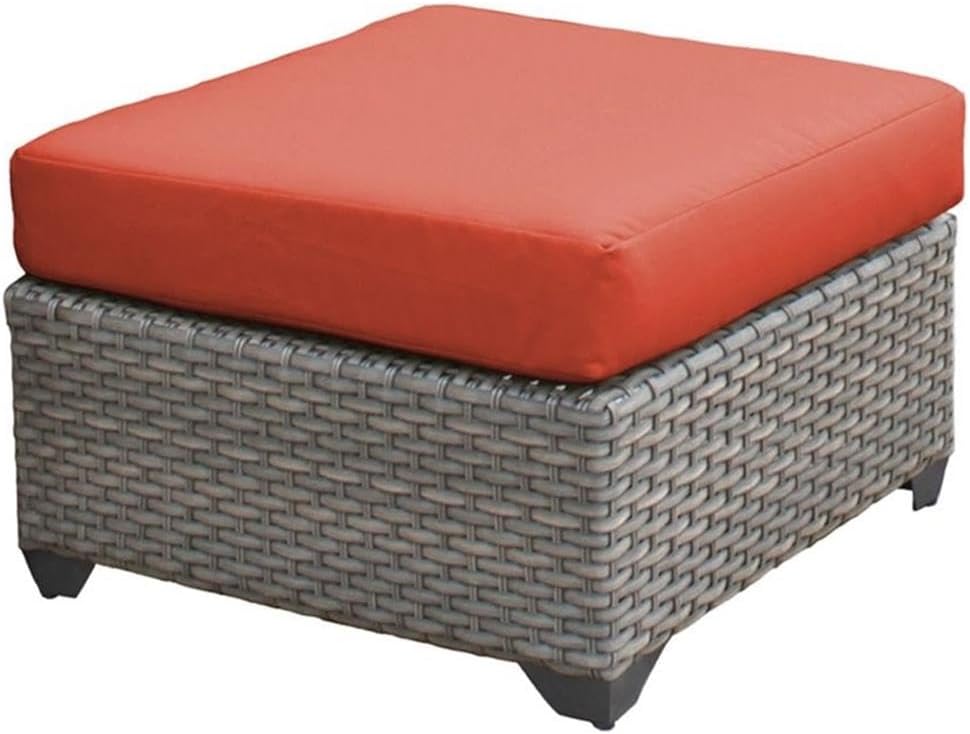 TK Classics TKC055b-O-TANGERINE Florence Seating Outdoor Furniture, Tangerine