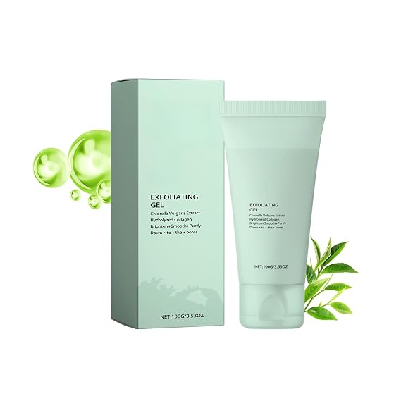 Purifying Exfoliating Gel, Gentle Facial Exfoliating Gel Deep Cleansing for All Skin Types