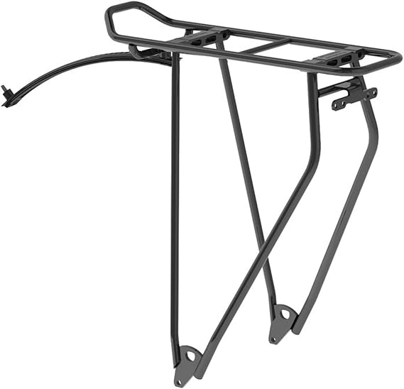 Racktime Unisex Adult's Boostit Imm Luggage Rack, Black, 1 Size