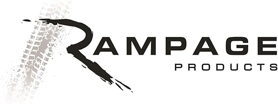 RAMPAGE PRODUCTS Windshield Hinge Light Bracket for Jeep Wrangler/CJ | Pair, Steel, Black | 7609 | Fits 1976-1983 Jeep CJ5 / 1976-1986 Jeep CJ7 / 1987-1995 Wrangler YJ