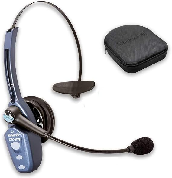 VXi BlueParrott B250-XTS (203100) Xtreme Noise Suppression Bluetooth Headset with Bonus Protective Carrying Case