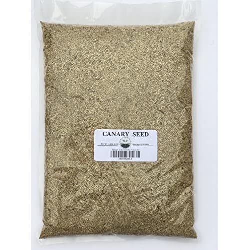 Rex Products,INC Canary Seed 4.5LB Plain 100% Doble CleanedBird Food Ideal for Canaries, Finches, Parakeets, Conures, and Budgies