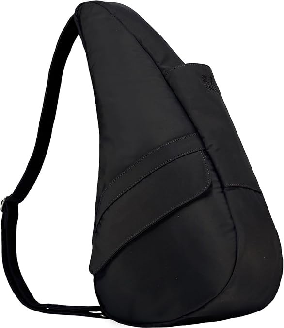 AmeriBag 19" Microfiber Healthy Back Bag Ergonomic Crossbody Sling for Everyday Use, Travel & Walking Comfort