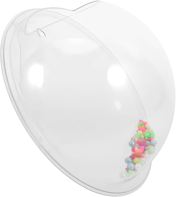 Yardwe Transparent Wall Mounted Acrylic Fish Bowl Diameter Hanging Aquarium for Home Decor for Fish Plants Space Saving Design Durable Acrylic Material