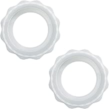 Silicone Rings for Silverette Nursing Cups – Soft Medical Grade Silicone Cushions to Secure Nursing Cups, Prevent Slipping & Improve Comfort for Breastfeeding Moms （Petal Shape Regular）
