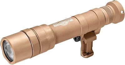 SureFire M640 DF-Pro Dual-Fuel Scout Light, 1500 Lumens, Tan, PickHunting Firearm Mount, Tactical Flashlight M640DF-TN-PRO