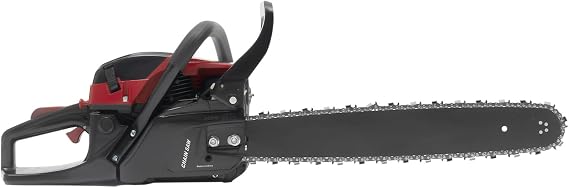 Gas Powered Chainsaw, 2-Stroke 58CC 2400W 20Inch Handheld Cordless Petrol Chain Saw Power Head Gas Powered Chainsaw Portable Gasoline Chain Saw for Garden Pruning Forest Logging (20In 58CC 2400W)
