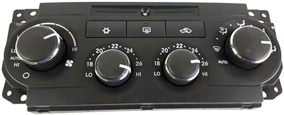A/C Heater Climate Control Panel Switch Button for Chrysler 300 for 300C 05-10 AC Climate Control Module Panel Switch Replacement