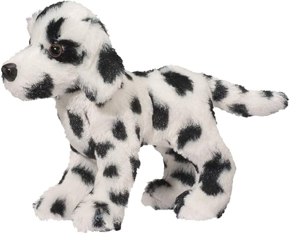 Douglas Dooley Dalmatian Plush Stuffed Animal, 8 Inch Soft Realistic Puppy Dog Toy Spotted Dalmatian Plush for Kids, Gifts & Collectors