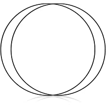 (2 Pcs) O-Ring Gasket Seal Bucket Lid Replacement for Gamma2 Vittles Vault Pet Food Storage Container 9" Lid - Made of Nitrile Rubber, Continuous Molding, No Seams, Stronger