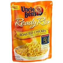 Uncle Ben's, Ready Rice, Roasted Chicken, 8.8oz Pouch (Pack of 6)