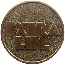 Extra Life Coin Quarter - Ready Player One Extra Life Props Replica - Bronze