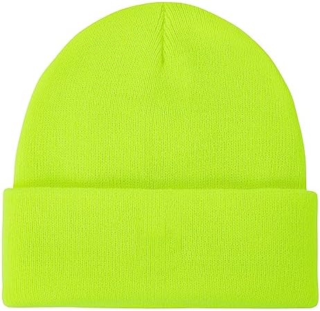 American Trends Winter Hats for Men Women Cuffed Beanies Hat Soft Plain Knit Hats Skull Caps