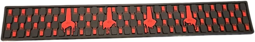 Maker's Mark Rail Runner Bar Mat - Wax Dripped Bottle Pattern