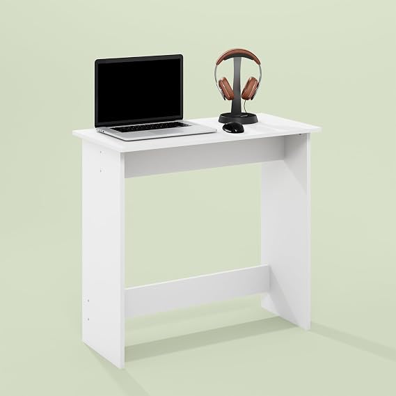 Essen Study Desk, Computer Desk, Writing Desk with for Home Office, White