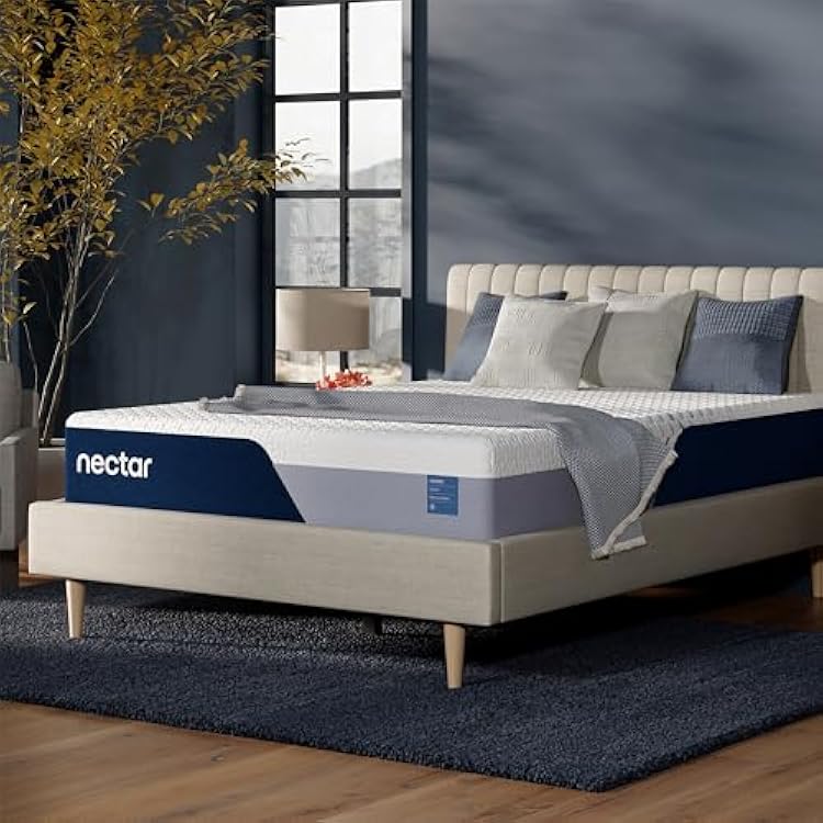 Nectar Classic 12 King Mattress - Medium Firm - Contouring Memory Foam - Cooling Top Layer - Back Pain Relief - Mattress in a Box - & Forever