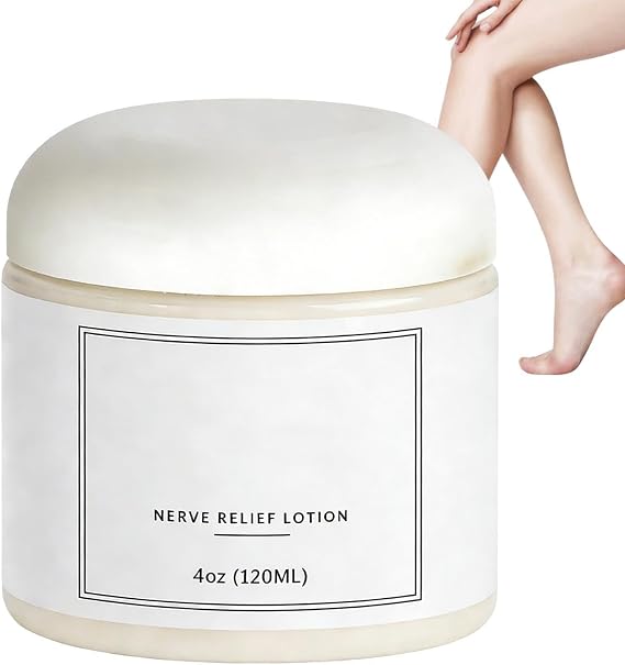 Fast Neuropathy Relief - Nerve Soothing Balm for Intense Burning | Arnica Montana with B6, Cooling Lotion for Feet, Calming Skin Cream, Natural Botanical Formula for Nerve Health