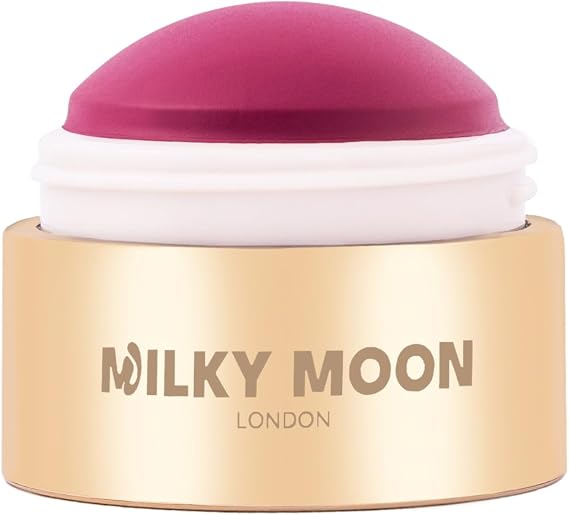 Stellar Cheeks Cream Blush, Long-lasting, Lightweight Formula for Cheeks, Lips & Eyes, Infused with Coconut & Jojoba, Bubblegum