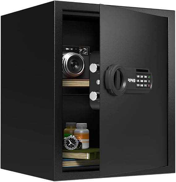 RPNB Digital Home Safe Box,Personal Safe,Money Safes for Home,1.52 CuFt