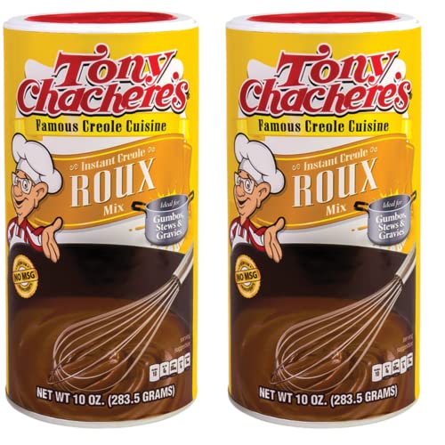 Tony Chacheres 10 Ounce Instant Roux Mix - 2 Pack | Start The Perfect Gumbo In A Fraction Of The Time