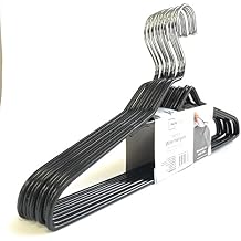 Mainstays Nonslip heavy wire Clothes Hangers, 10 count black