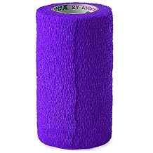 Andover Healthcare 3400PU Co-Flex Flexible Pet Bandage/Color (Purple)