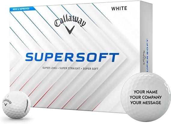Custom Callaway Supersoft Golf Balls
