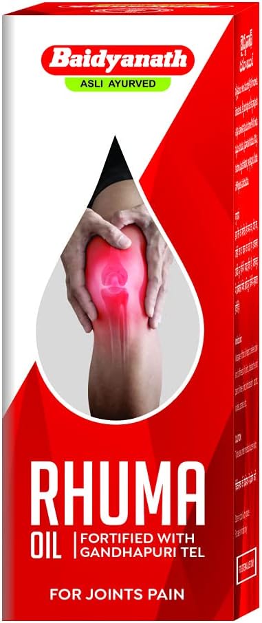 Baidyanath Asli Ayurved Rhuma Oil Joint Pain Support Ayurvedic Massage Oil for Joint Pain 100 ml (Pack of 1)