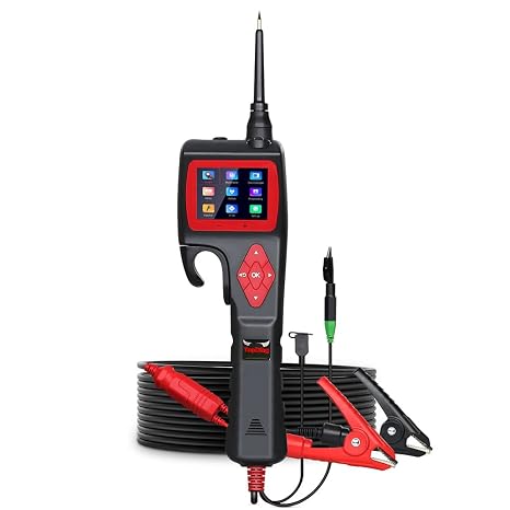 P200 Power Circuit Probe Kit, 9-30V Automotive Circuit Tester, Circuit Breaker Finder, Multimeter/Activating Component/Relay Test/Fuel Injector Tester/Oscilloscope/0~5V Power