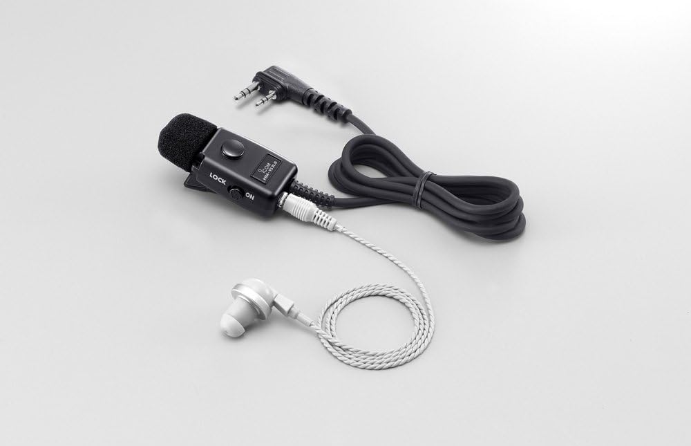 ICOM HM-153LS Tie Pin Microphone, Black