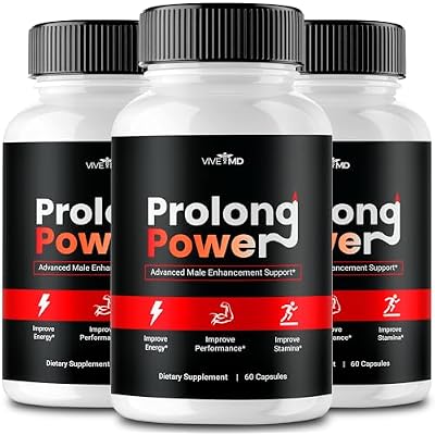 VIVE MD Prolong Power Pills, Prolong Power Supplement Capsules, ProlongPower Capsules, Prolong Power Advanced Formula, Prolong Power All-Natural Support Formula, ProlongPower Pills Reviews 3 Pack