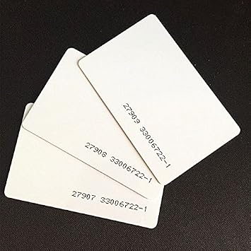 100pcs 26 Bit Proximity Cards Weigand Prox Blank Printable Swipe Cards Compatable with ISOProx 1386 1326 H10301 Format Readers.