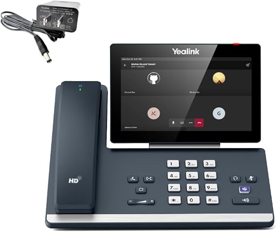 Yealink MP58-WH-TEAMS-PSU-E2 - PoE - Android 13 OS - 7 inch (1024 x 600) capacitive Touch Screen - Power Adapter Included