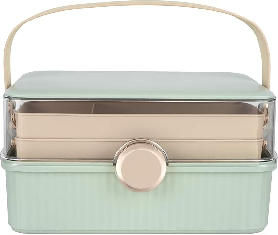 Artist's Loft Medium Sage Storage Box - Store, Organize, and Transport Art and Crafting Supplies - 1 Pack