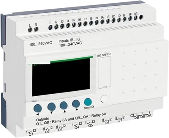 Compact Smart Relay Zelio Logic SR3B261FU SR2USB01 Zelio+Logic Series Relay Output 16 inputs(SR2USB01)